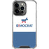 Democrat Blue And Red iPhone 14 Pro Clear Case